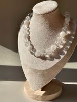 Premium Edelstein Halskette Handmade