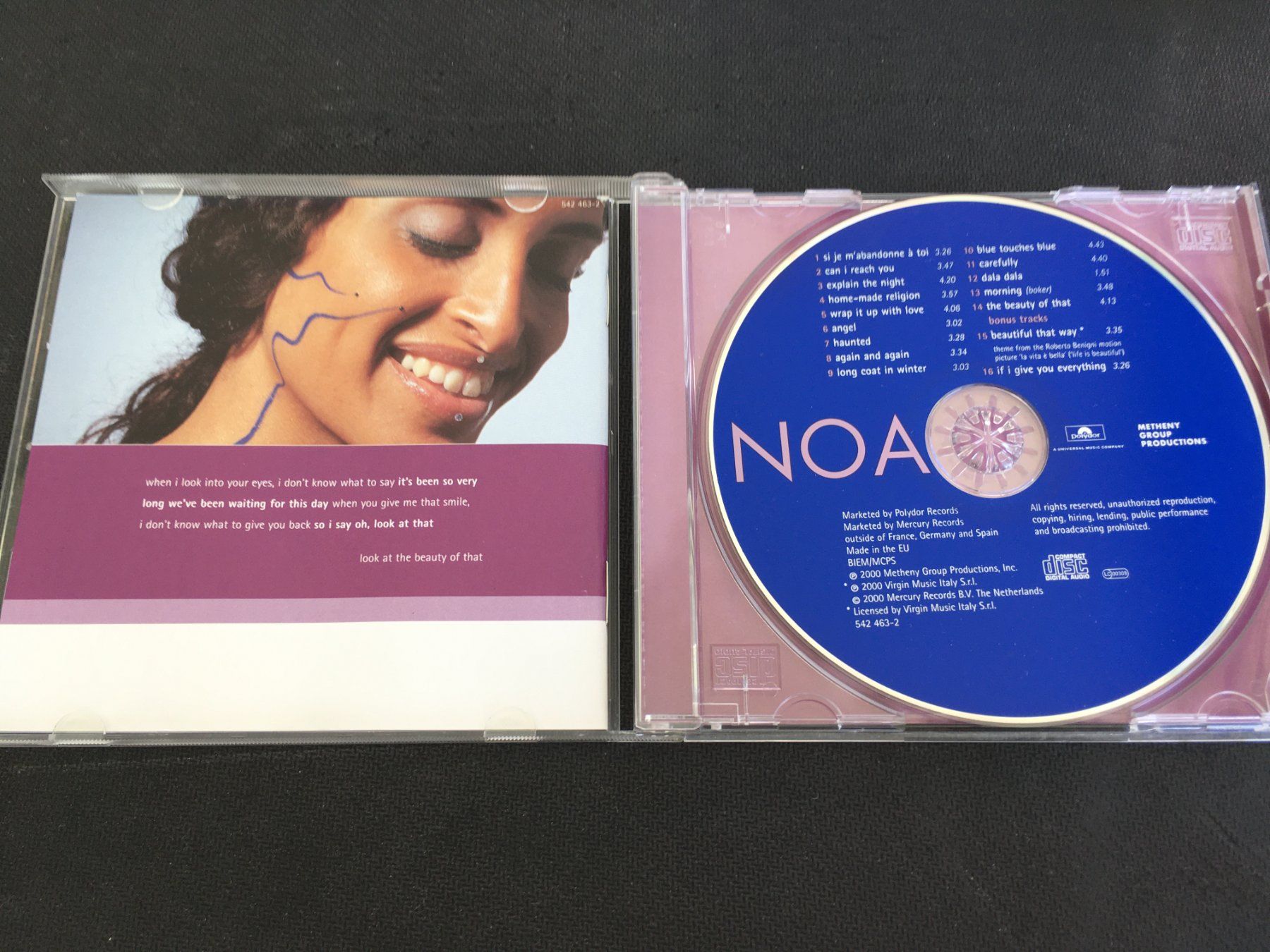 CD: Noa - Blue touches blue -CD- – Usato da St.Gallen venduto da MedienJoe 1