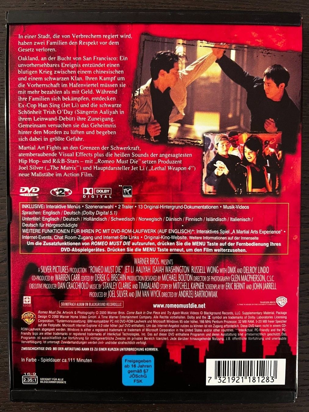 Tutti i DVDs: Romeo Must Die – Usato da Zürich venduto da FilmFreunde 1