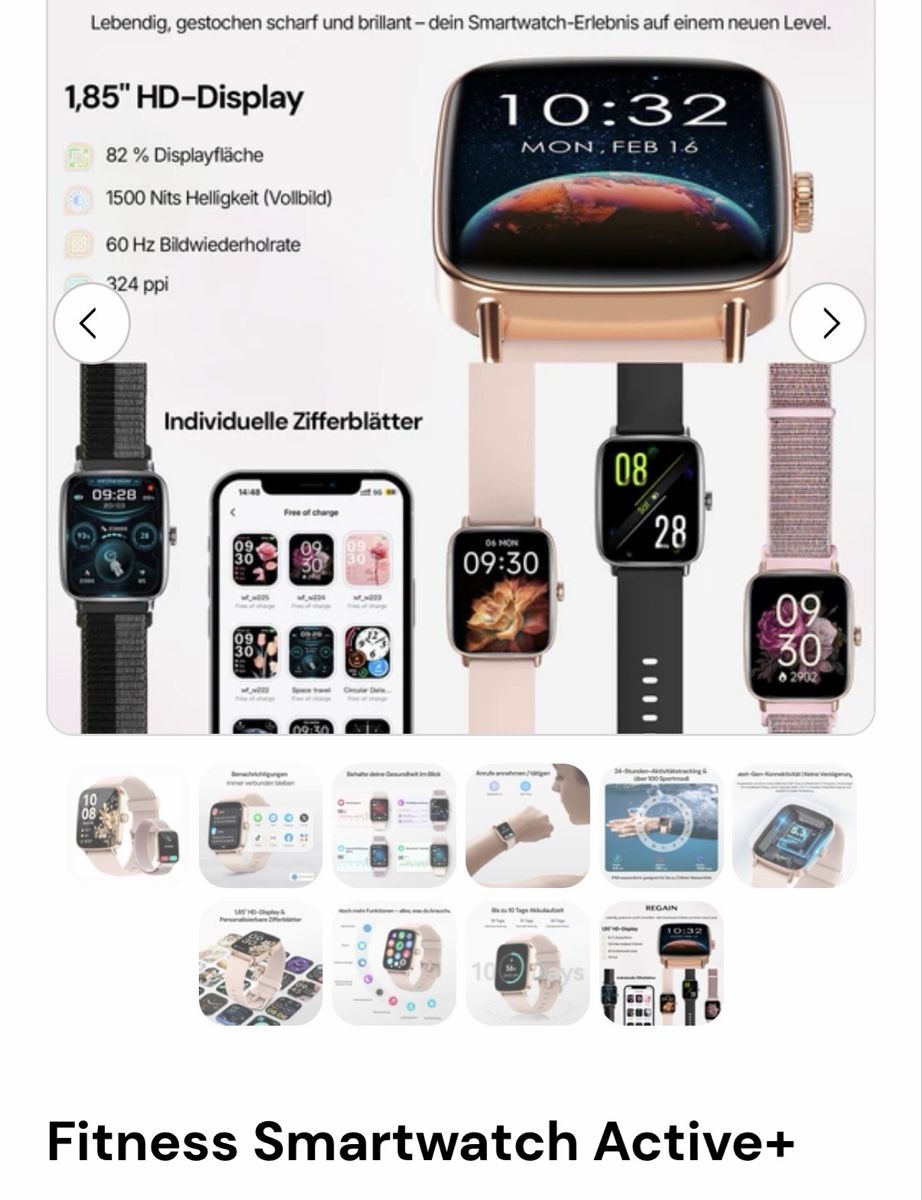 Smart Smartwatch: Smart watch  – Neu und originalverpackt aus Pfyn von Nathalie71 9