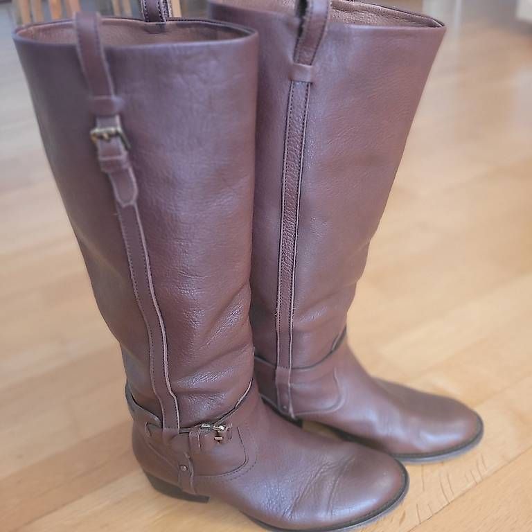 Massimo Dutti Scarpe da donna: Massimo Dutti Leder Stiefel 38 – Usato da Arbon venduto da vardeu9320 4