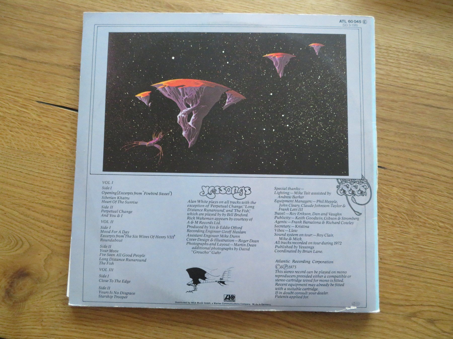 Dischi in vinile: YES YESSONGS 3LPS – Nuovo (secondo la descrizione) da Zürich venduto da max_cp5f 3