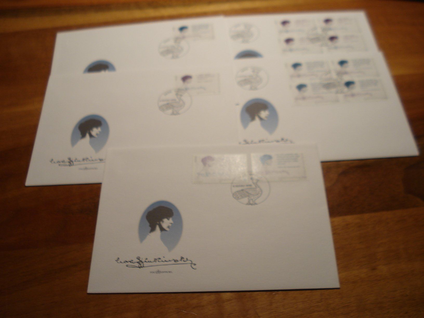 Tutti i francobolli: Liechtenstein, FDC Porträt, 1996, FDC Satz,  Einzel + 4e – Usato da Niederwil AG venduto da morostahu 1