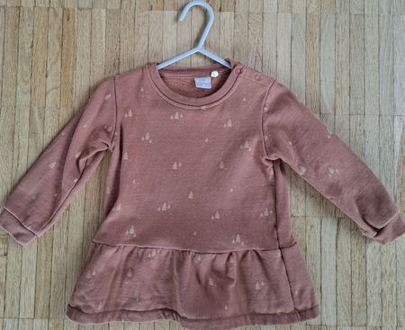 Süsses Kleid Smile Gr. 86 mit Baum Muster für den Herbst