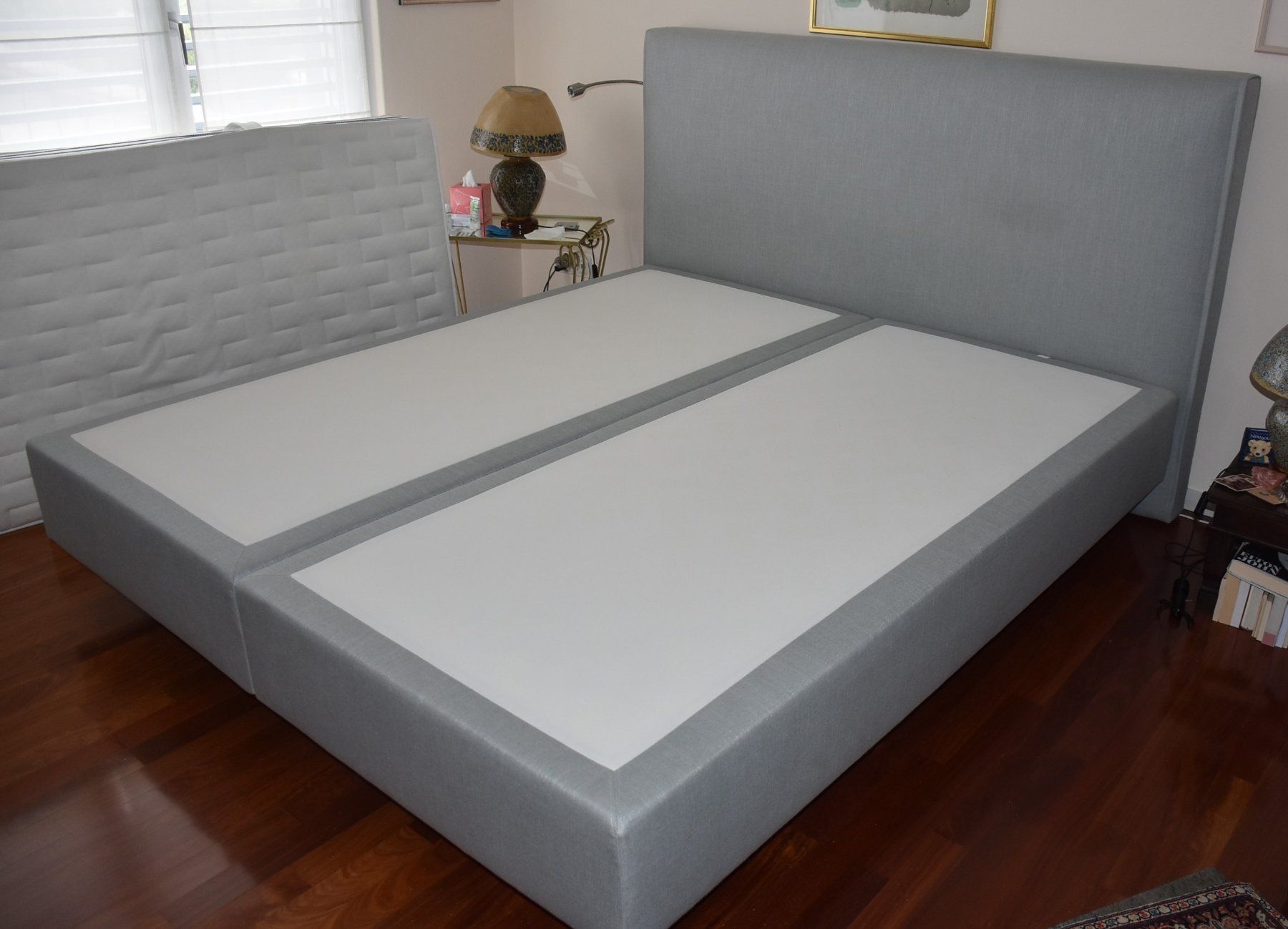 Letti: Superba Boxspring Kopfstück und Untergestell – Usato da Küsnacht ZH venduto da chuffart49