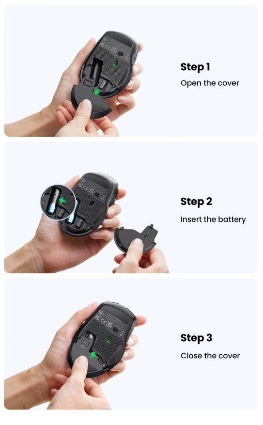 Mouse: UGREEN Bluetooth & 2,4G Dual-Mode Wireless Maus Mouse – Nuovo e nell'imballaggio originale da Romanshorn venduto da pfimex 7