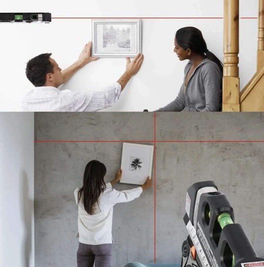 Misurare: Wasserwaage mit Laserstrahl /Vertikale- +Horizontale-Messung – Nuovo e nell'imballaggio originale da St. Gallen venduto da schnaeppchen-preise 1