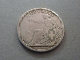 Alte Silber 1. - Fr.  1860  -  ungereinigt  .