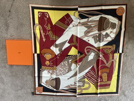 Hermes 90x90 Seidentuch