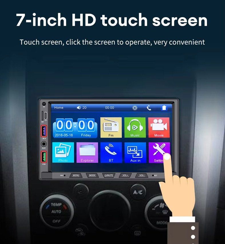 Radios: Autoradio 2DIN BX-449 - Bluetooth, Mirrorlink, USB, Aux – Neu und originalverpackt aus Corcelles-près-Payerne von FactoryofSound 3