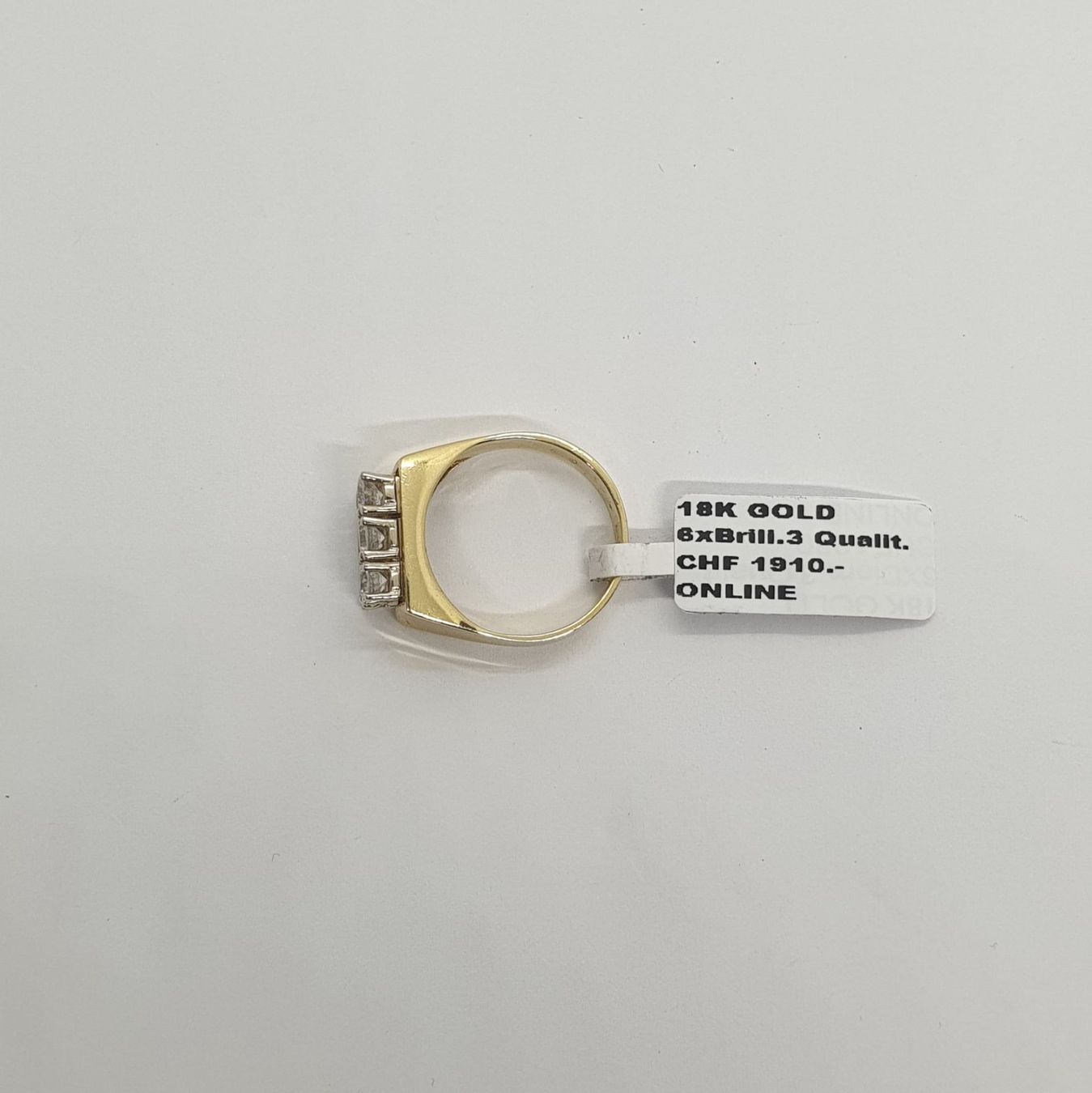 Anelli: Echt 18K Gold - Diamant Ring – Usato da Luzern venduto da Luzern-Goldhaus 2