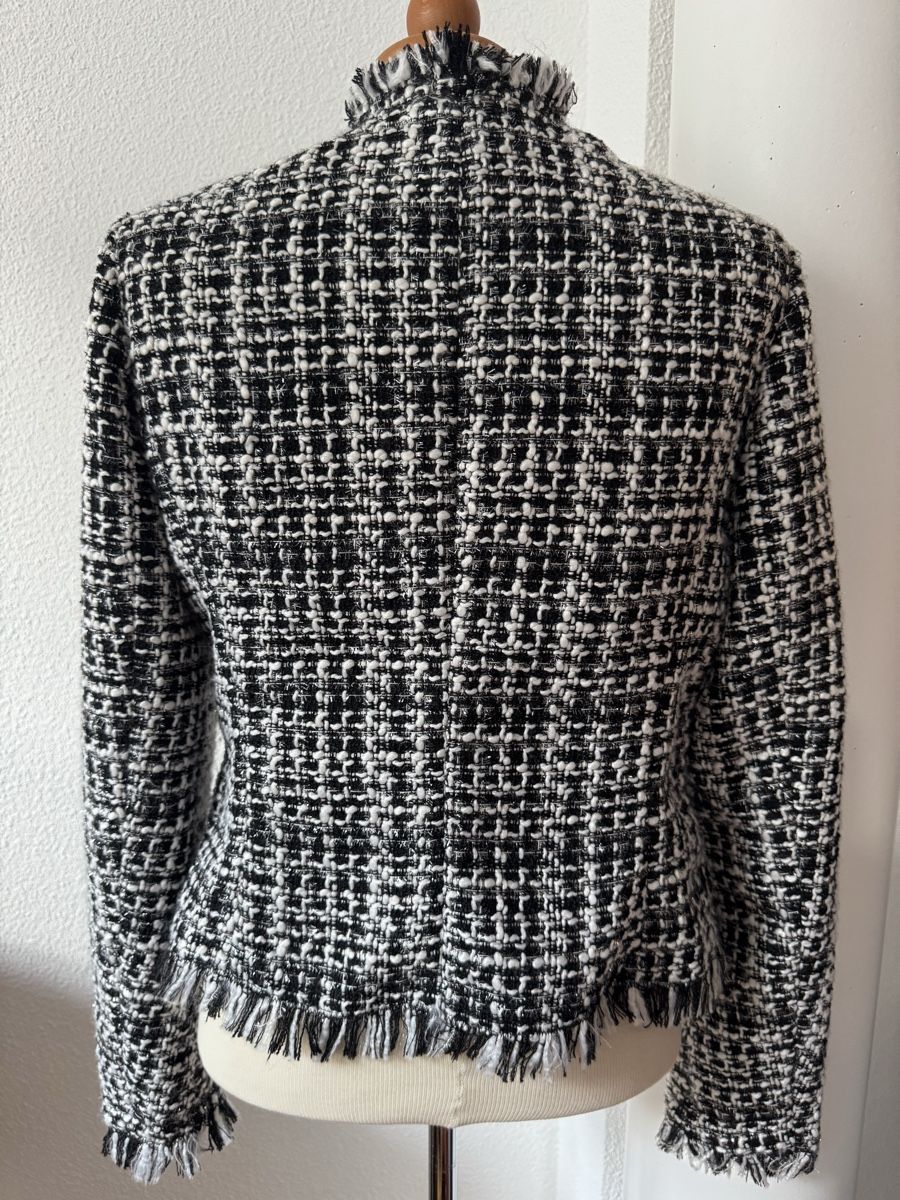Giacche: Veste WHITE LABEL, taille 36, Tweed Blanc/Noir  – Nuovo (secondo la descrizione) da Morges venduto da sandy069 2