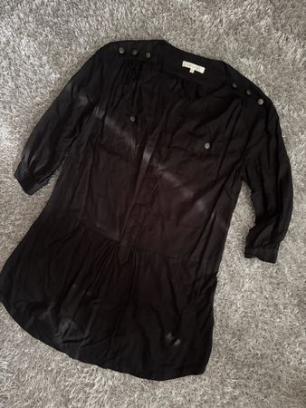 Sandro black mini dress
