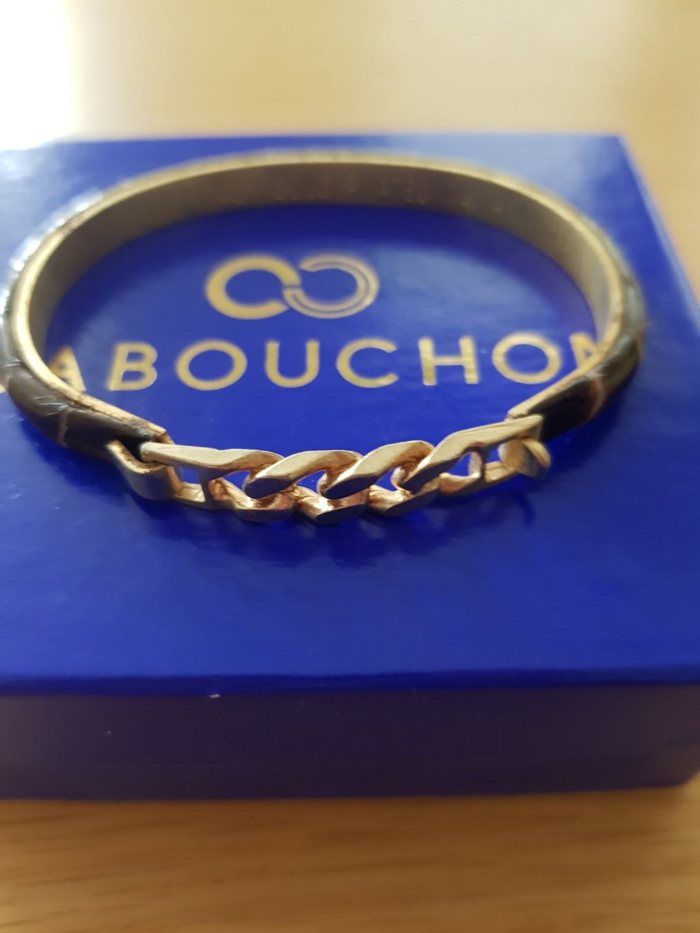 Bracciali & Braccialetti: Toller  krokoarmreif vergoldet – Usato da Stansstad venduto da leoni66