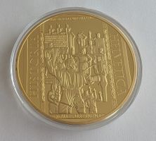 Vergoldete Münze 110 Gramm - Rütlischwur