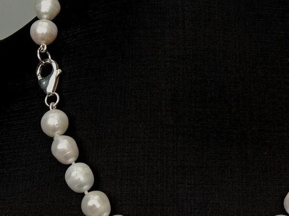 Catenine: Weiss Lua Perlen Kette Echt 1.2 cm Collier Perle Halskette – Nuovo (secondo la descrizione) da Prilly venduto da ilyria73 5