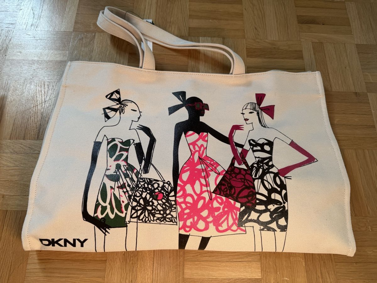 DKNY Borse da donna: DKNY Shopper Tasche Natur/Multicolor Neu – Nuovo (secondo la descrizione) da Watt venduto da Steffi84