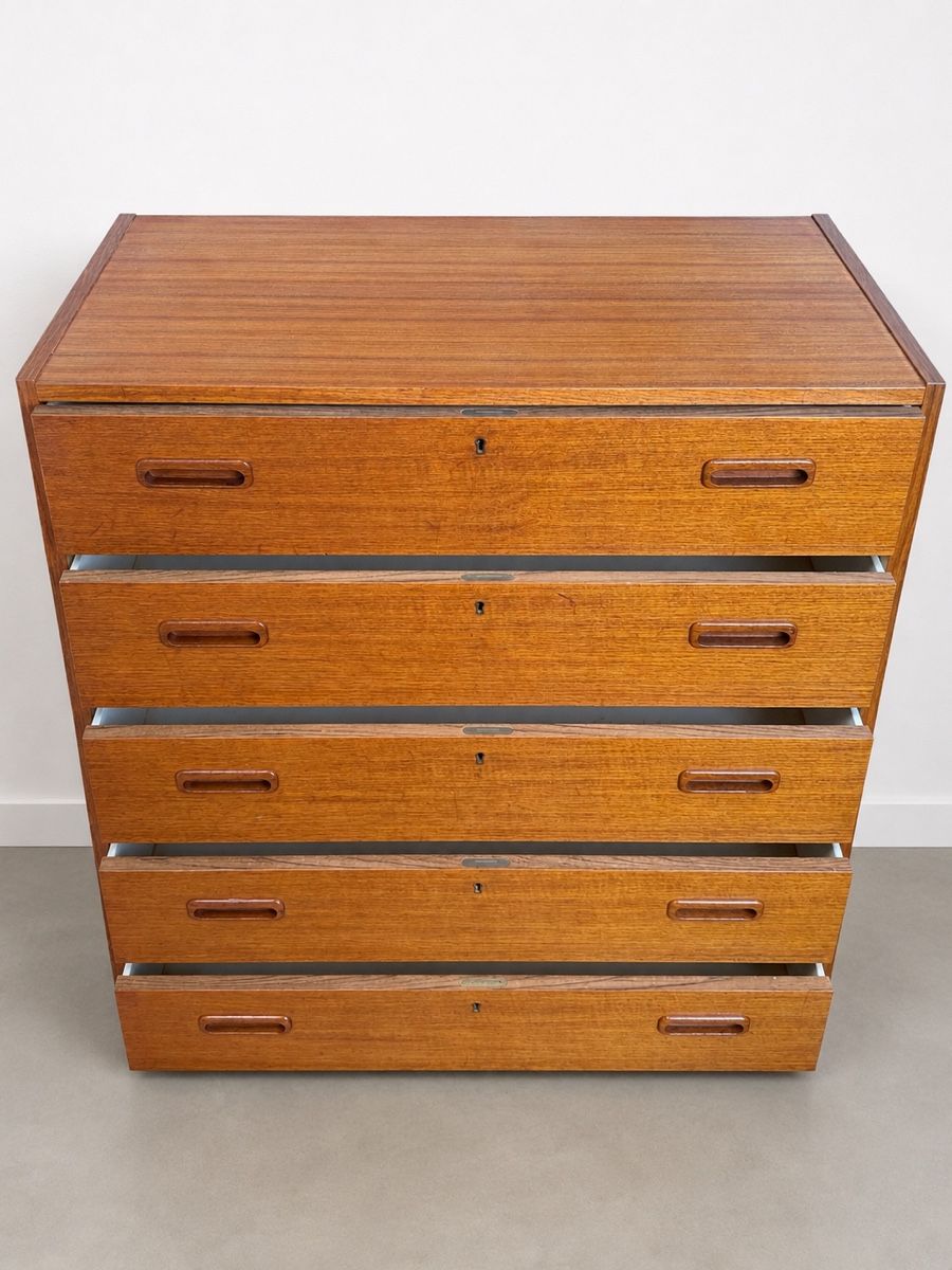 Cassettiere: Mid-Century Kommode, Danish Teak – Usato da Dachsen venduto da Lor_sch 2
