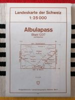 1237 Albulapass🌞1:25'000 Landeskarte der Schweiz