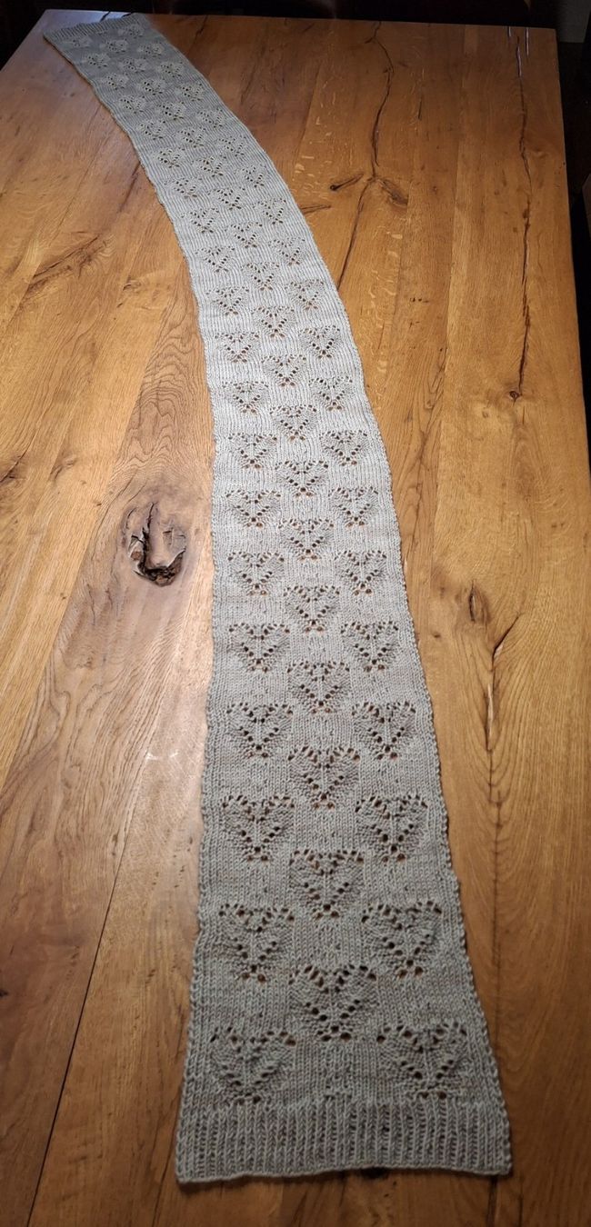 Foulard & Sciarpe: Schal "Lovely"   handgestrickt  Merino   NEU – Nuovo (secondo la descrizione) da Langenthal venduto da Handstrick 4