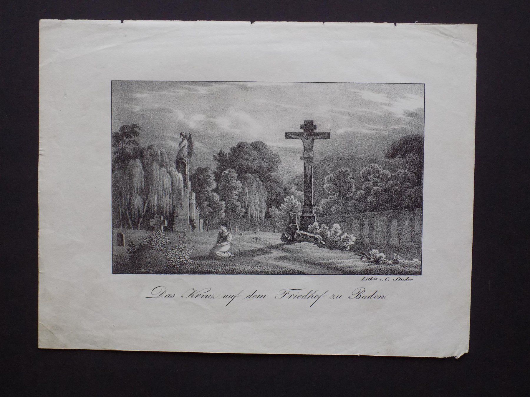 Gravures: Das Kreuz Friedhof Baden – D'occasion à Risch par Rischli15