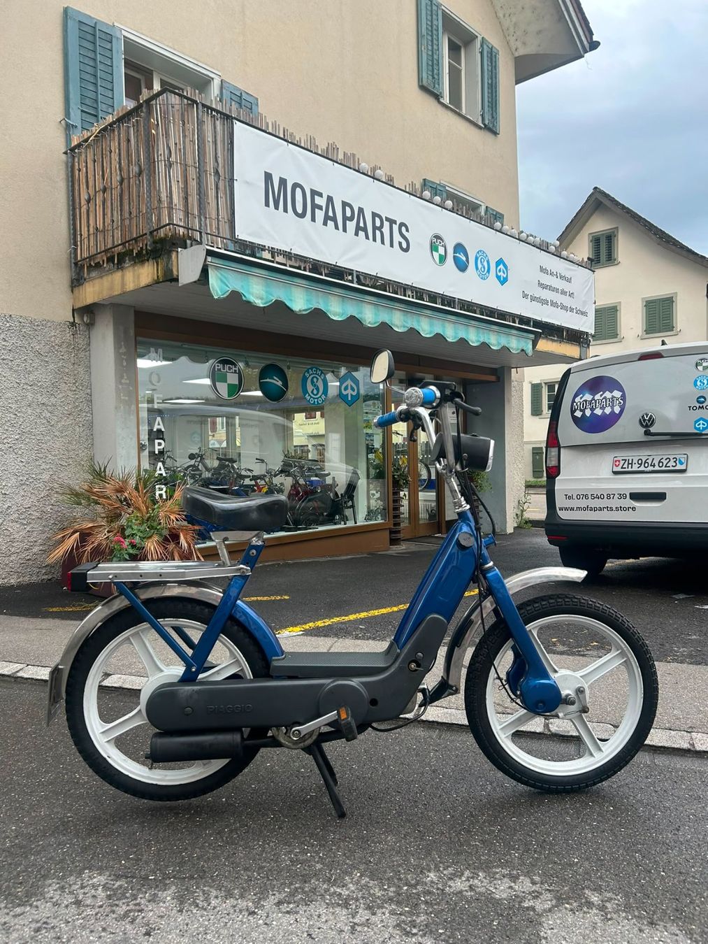 Piaggio Ciclomotori: Piaggio Ciao Blau mit Ausweis – Usato da Schmerikon venduto da Mofaparts