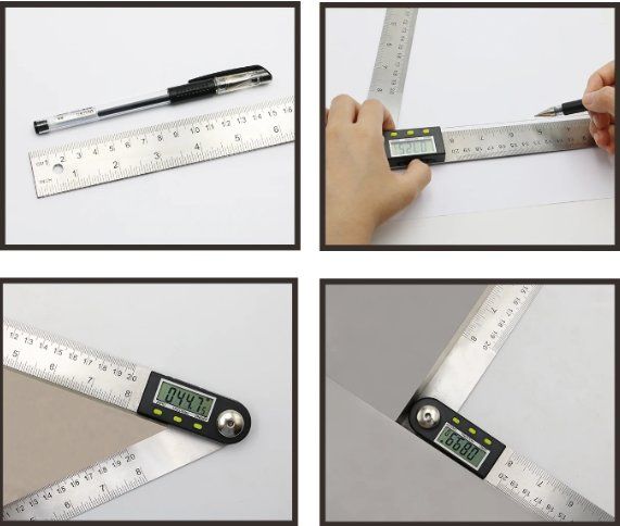 Misurare: Digital Edelstahl Winkellineal mit LCD – Nuovo e nell'imballaggio originale da Châtelaine venduto da topshop.switzerland 8