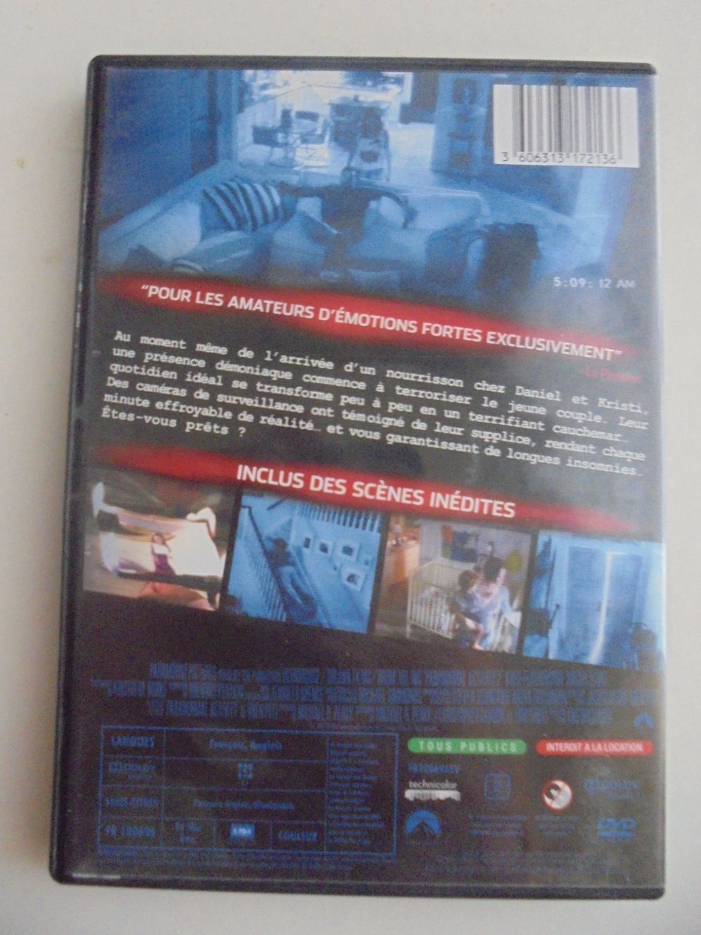 Tutti i DVDs: " Paranormal Activity 2 " version longue non censurée. F + E – Usato da Crissier venduto da Promopost 1