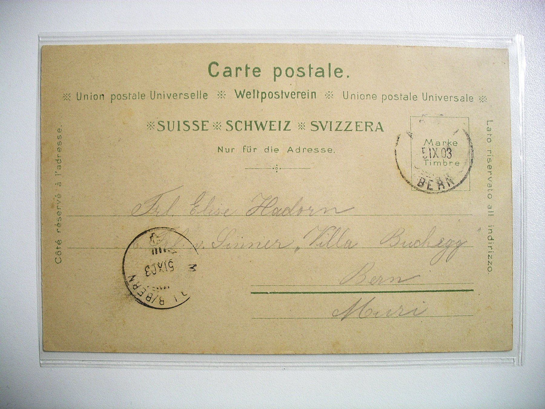 Cartes postales: farbigeLithoAK  ARCH – D'occasion à Oberhofen am Thunersee par luuping99 1