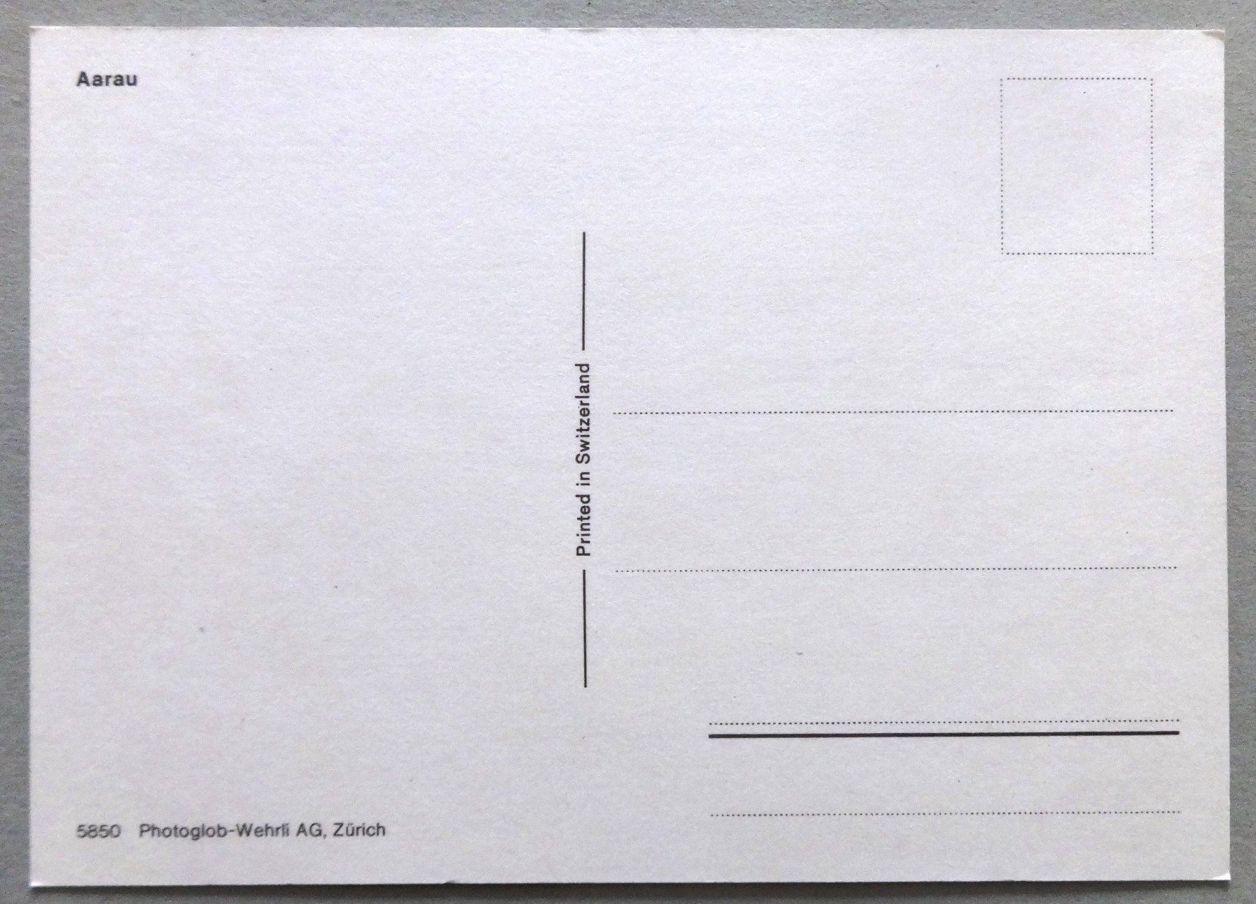 Cartoline postali: Aarau – Usato da Fétigny venduto da Billy2miny 1