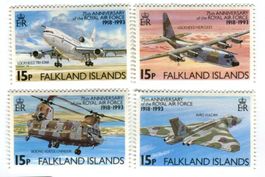 Briefmarken "Flugzeuge, Hubschrauber". Falklandinseln.