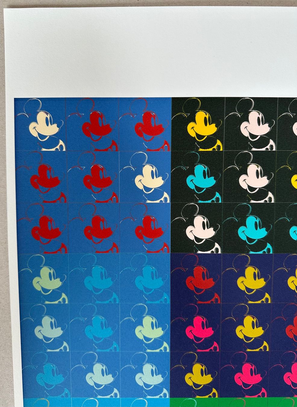 Gemälde: Andy Warhol: Multiple Mickey Mouse 28/100 – Neu (gemäss Beschreibung) aus Meilen von Smgdesign 4