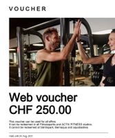 Fitnesspark/Activ Fitness Gutschein im Wert von 250 CHF!