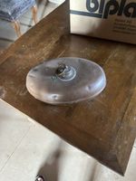 Wärmflasche antik Messing mit Ring guter Zustand