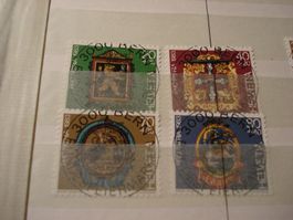 Satz Pro Patria 1983, ET-Voll-Stempelung, Gummi **