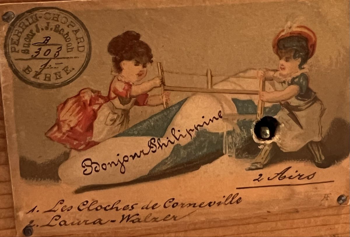 Spieldosen: Antike Schweizer Chalet-Spieluhr Perrin-Chopard Bern ca 1883 – Neu (gemäss Beschreibung) aus Oberhofen Thun'see von SwissTreasure 7