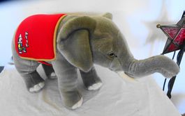 ZIRKUS KNIE Elefant Plüschtier von Franz Karl Weber 28 cm.