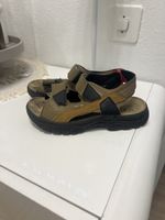 RICHTER LEDERSANDALEN BRAUN TÖNE GR 33