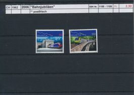 2006 "Bahnjubiläen", ** postfrisch