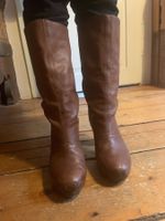Braune stiefel gr.39.5/40
