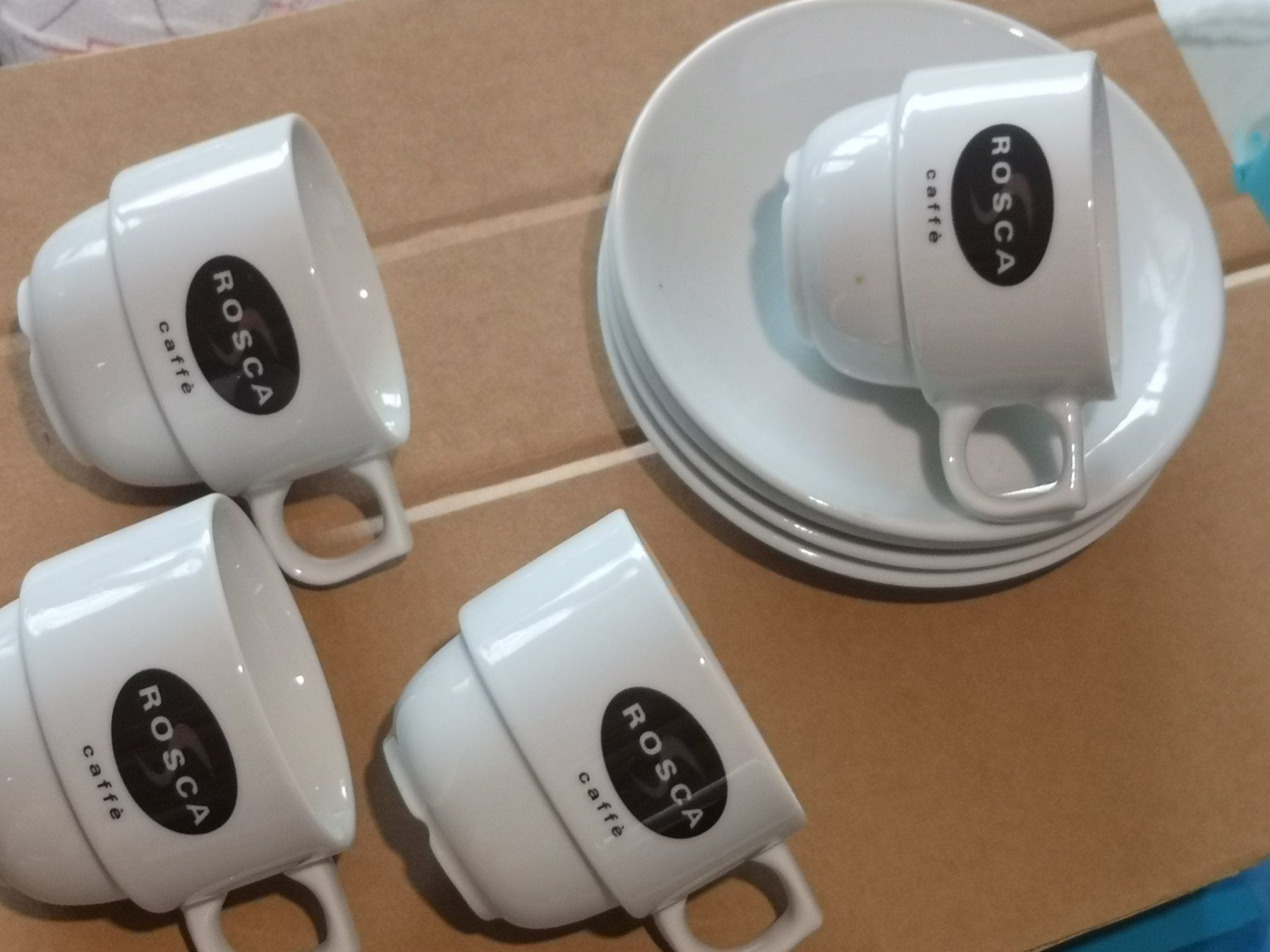 Tazze: Espressotasse 4 Espresso Tassen von ROSCA caffé – Nuovo (secondo la descrizione) da Kloten venduto da Thaipc 1