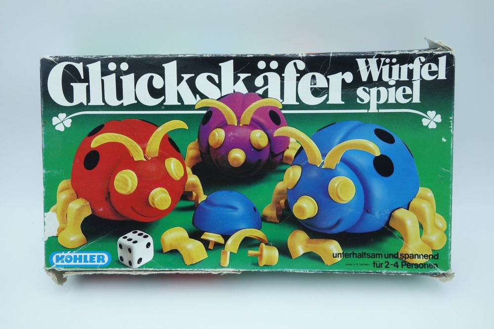 Würfelspiel Glückskäferrennen, 15teilig, 14,15 €