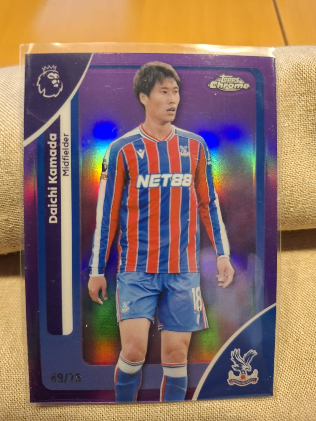 Topps Carte collezionabili: Topps Chrome Premier League Daichi Kamada 49/73 – Usato da Stallikon venduto da Pamircors