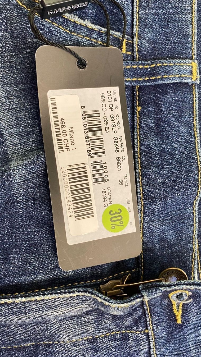 Jeans: Dolce & Gabbana Jeans – Nuovo e nell'imballaggio originale da Lachen SZ venduto da HelvetiaLuxury 3
