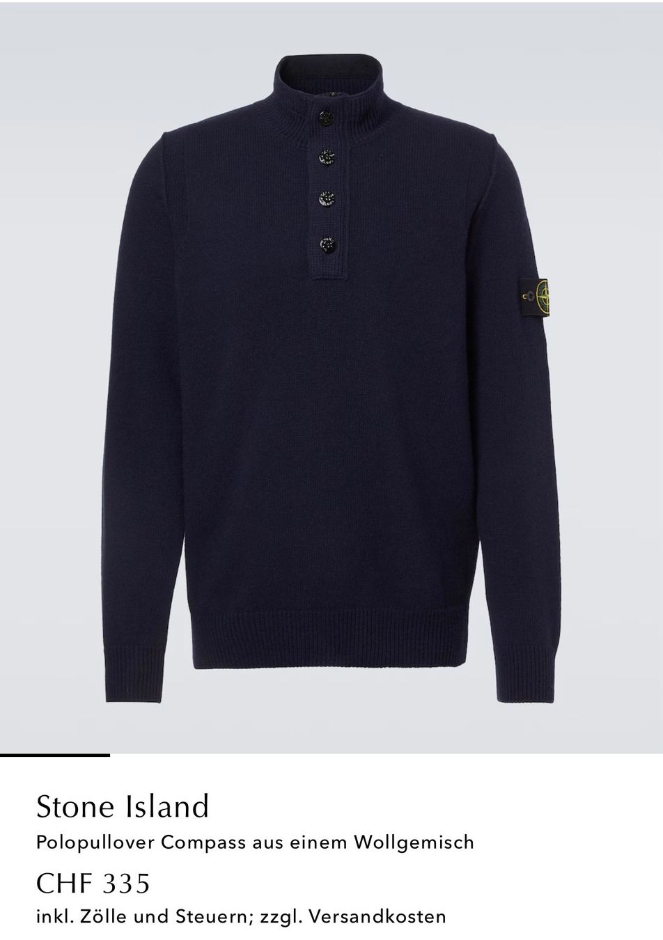 Stone Island Maglioni & Felpe: Polopullover von STONE ISLAND – Nuovo (secondo la descrizione) da Nürensdorf venduto da metropolitans 4