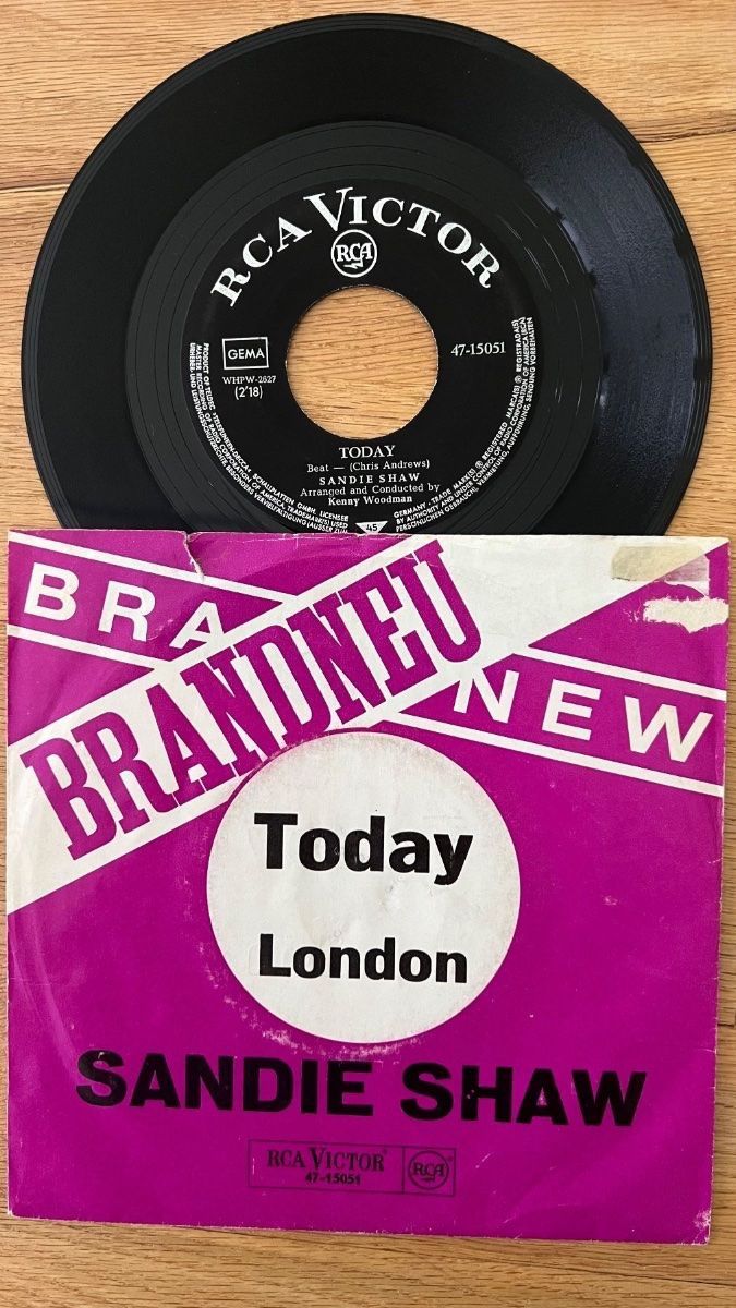 Dischi in vinile: Sandi Shaw - Today // 1. D-Press. 1968 – Usato da Gais venduto da soundcave57