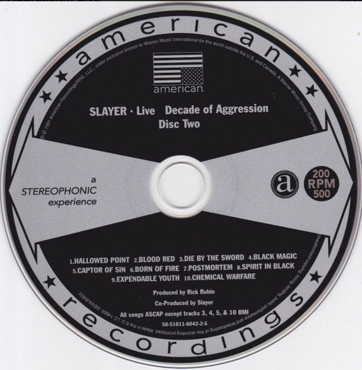 CD: Slayer - Decade Of Aggression - Live (2CDs) – Usato da Brunnen venduto da Barfly5 3