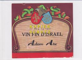 Etikette - Adom Atic (Vin fin d'Israel) /bd