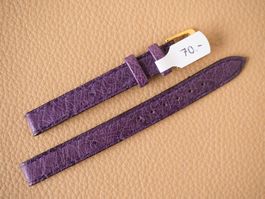 echt Strauss Luxus-Uhrenband Kaumann 10mm NOS lila violett
