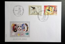 2002 FDC Europamarken Zirkus